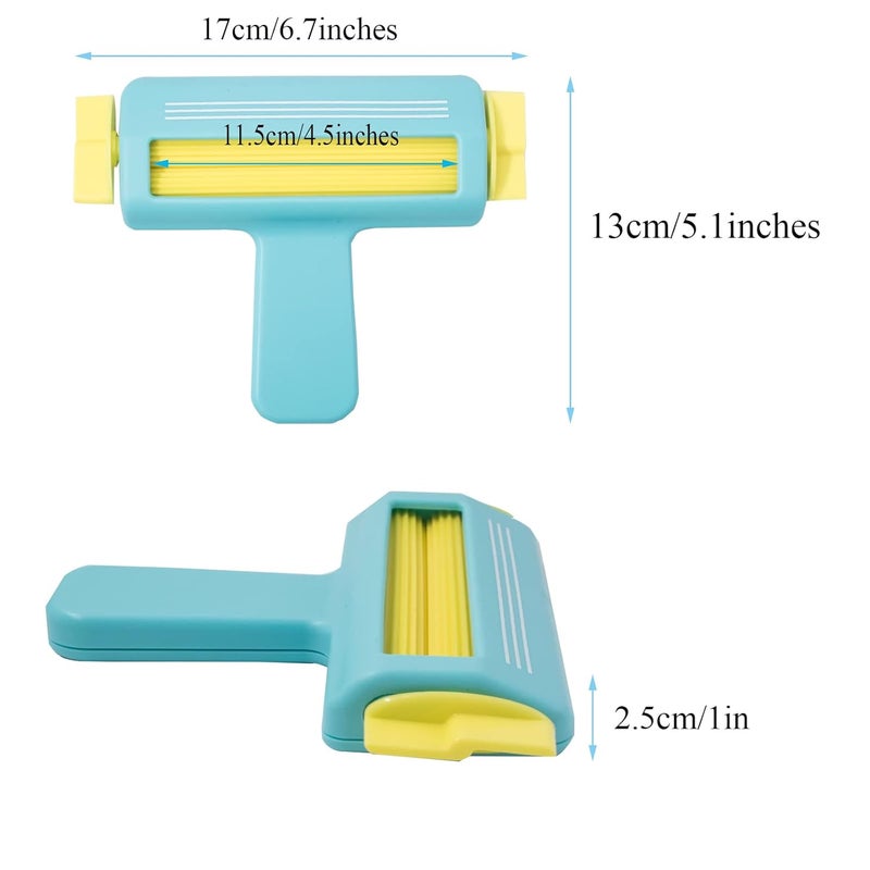 MiDube Paper Crimper Cyan Paper Quilling Craft Tools Plastic Wave Shape Making Tool Origami Craft DIY Quilling Supplies Handmade Art Paper Crafts for Holiday Cards, Home Decorations, School Gifts - Image 4